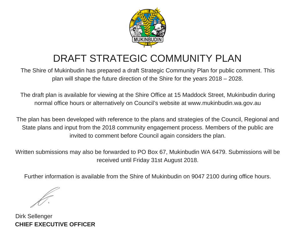 Strategic Community Plan 2018-2028