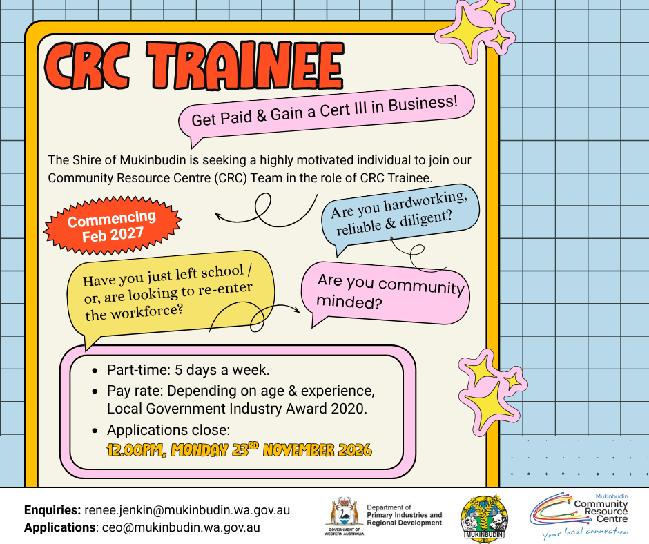 We're Hiring - CRC Trainee