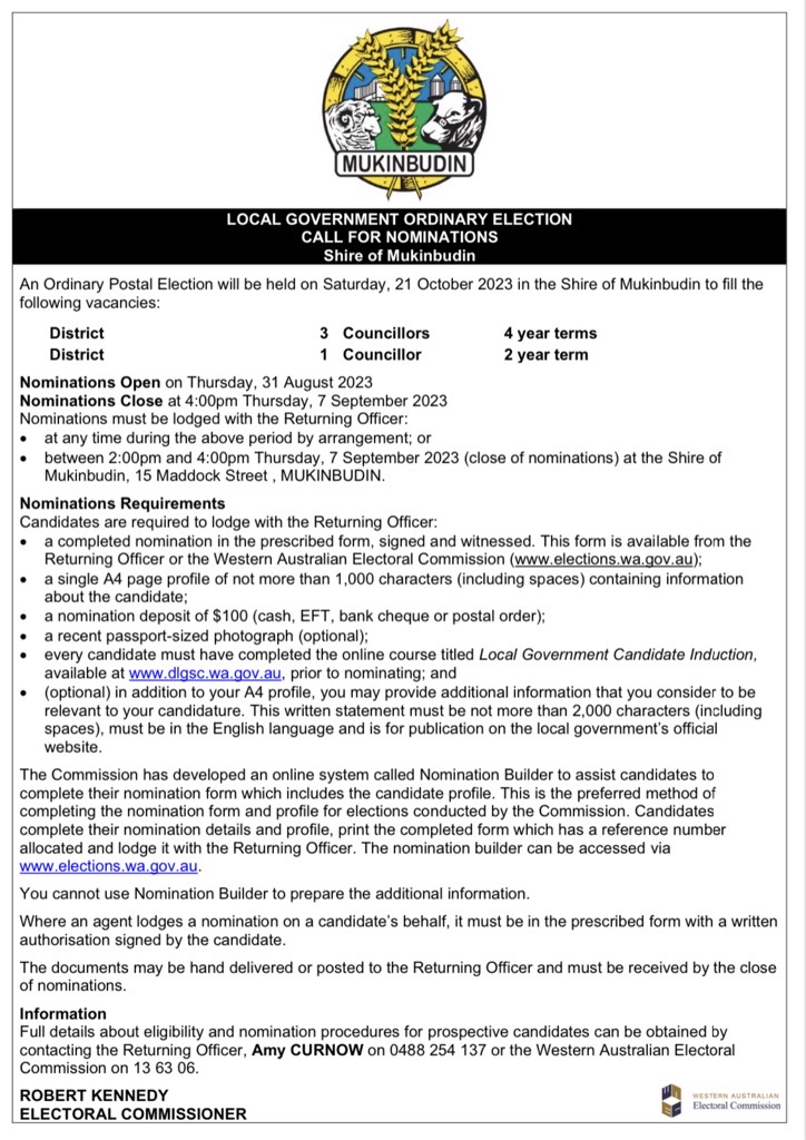 WALGA Call for Nominations